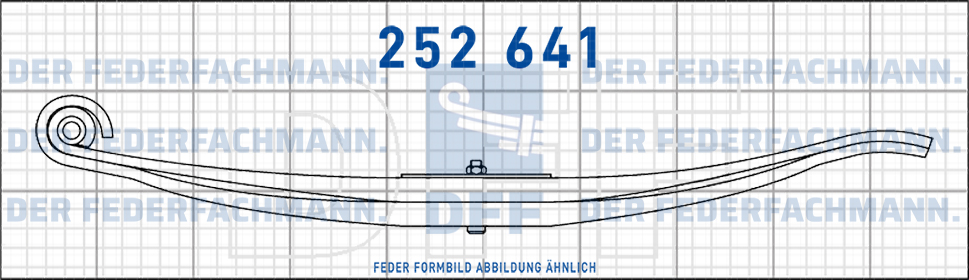 Mueller Mitteltal Anhaenger 2 Blatt Feder