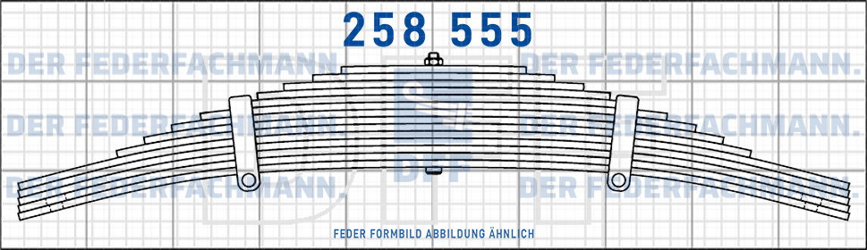 Peitz Anhaenger 7 Blatt Feder