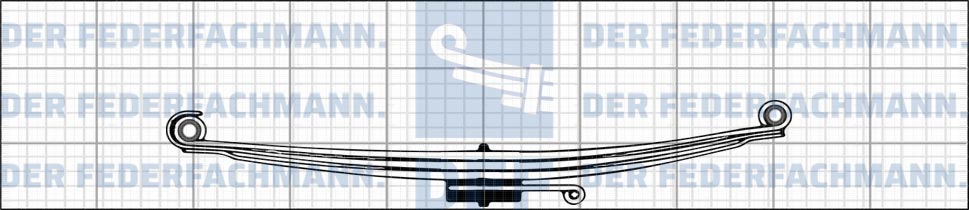 5 Blatt Vorderfeder Astra 246 371