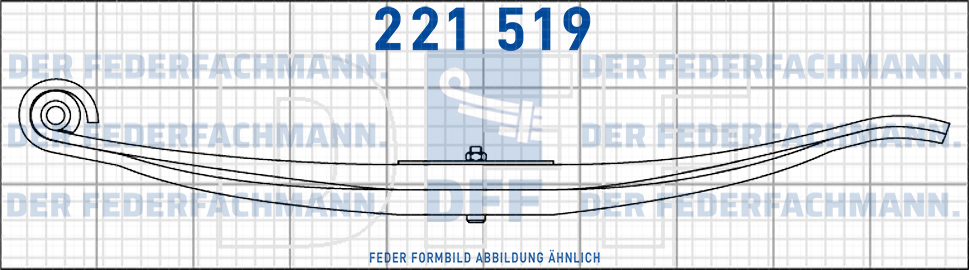 Blumhardt Anhaenger 13 Blatt Feder