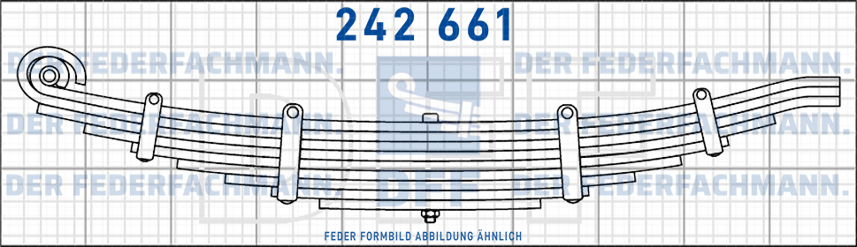 Goldhofer Anhaenger 11 Blatt Feder