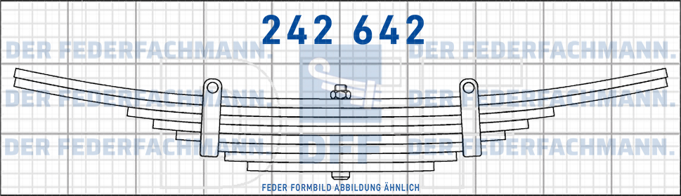 Goldhofer Anhaenger 2 Blatt Feder