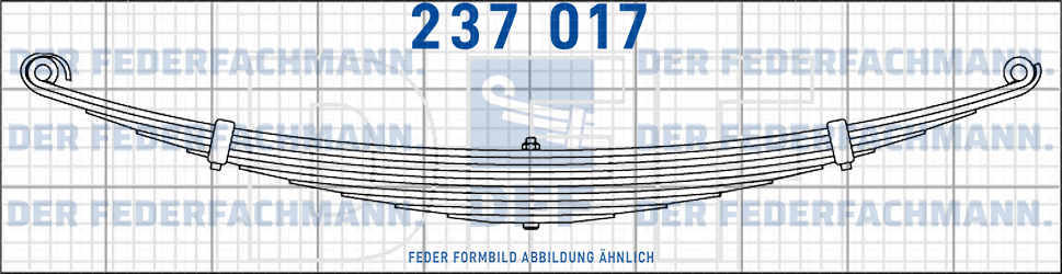 Volk Anhaenger 12 Blatt Feder