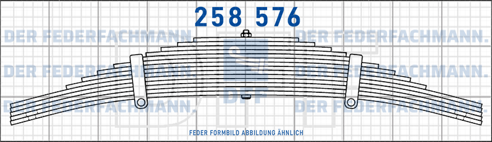Peitz Anhaenger 7 Blatt Feder