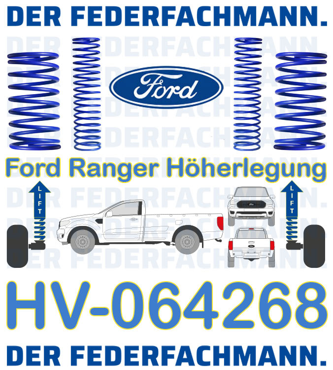 Feder Hoeherlegung Ford Ranger