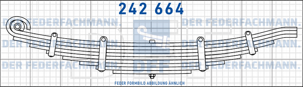 Goldhofer Anhaenger 9 Blatt Feder