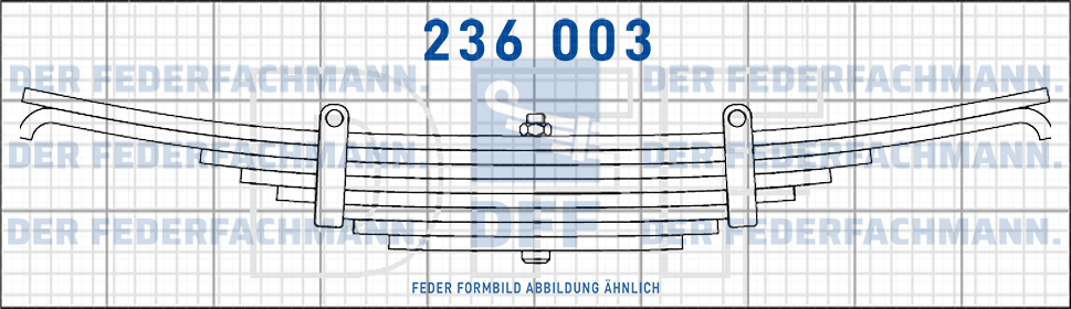 Ackermann-Fruehauf Anhaenger 13 Blatt Feder