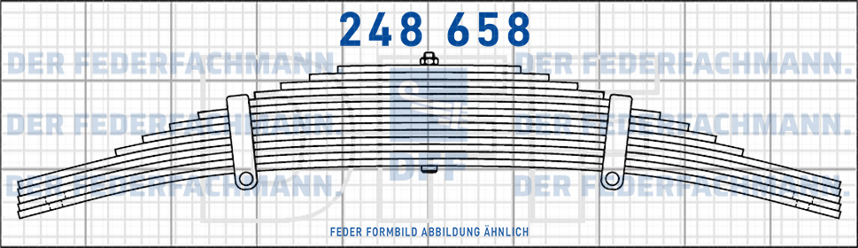 Anhaenger 3 Blatt Feder