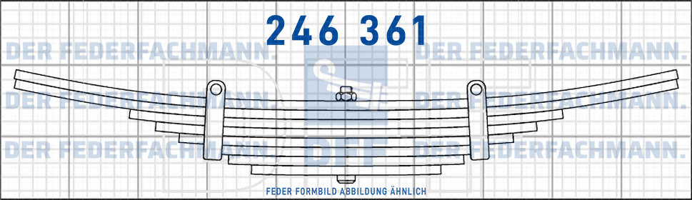 Zorzi Anhaenger 3 Blatt Feder