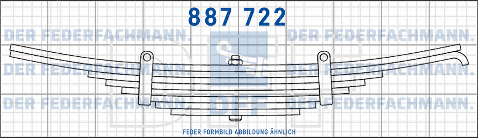 ROR- Anhaenger 10 Blatt Feder