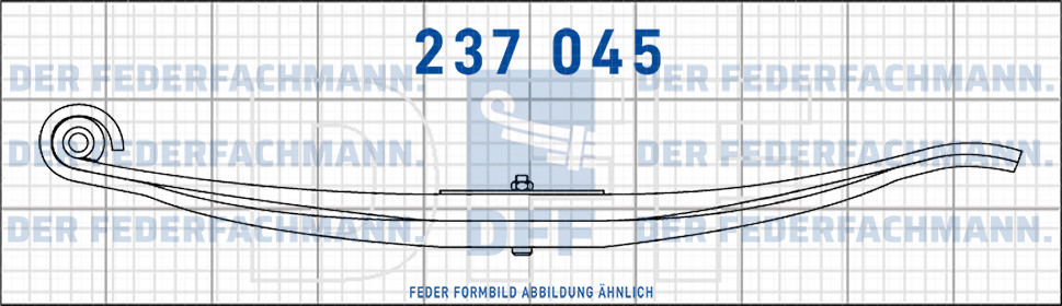Mulag Anhaenger 8 Blatt Feder