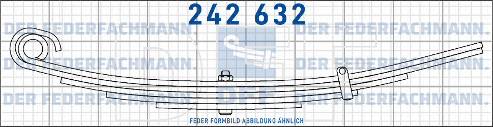 Goldhofer Anhaenger 9 Blatt Feder