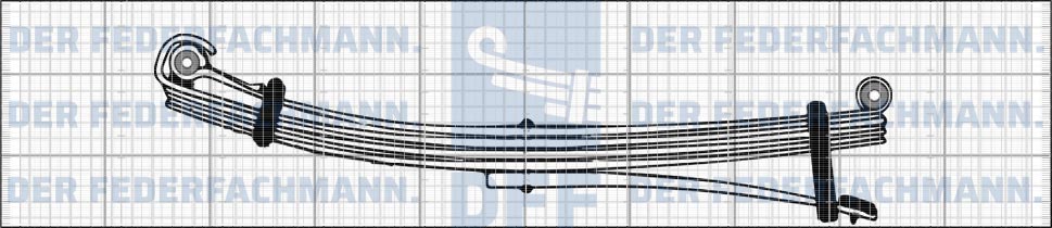 5 Blatt Hinterfeder Ginaf 099 700