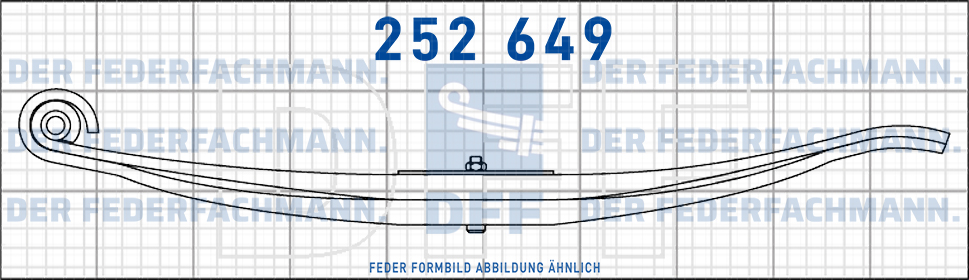 Mueller Mitteltal Anhaenger 6 Blatt Feder