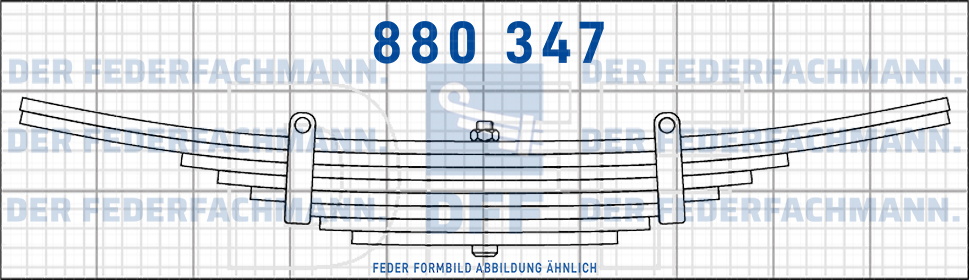 BPW 3 Blatt Feder