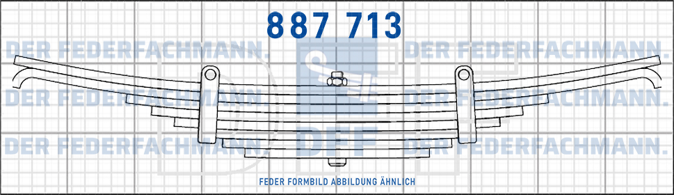 ROR- Anhaenger 8 Blatt Feder