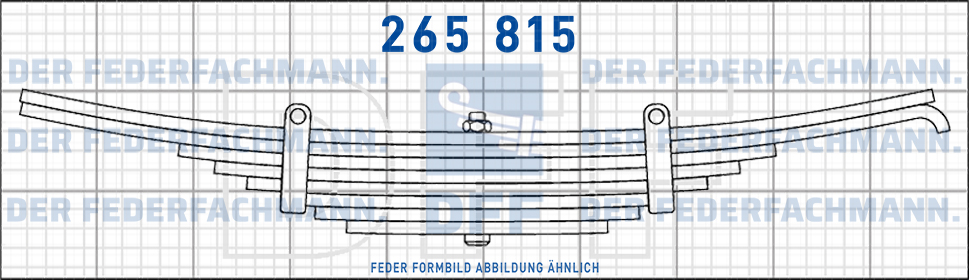 Anhaenger 3 Blatt Feder