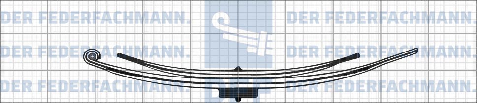 4 Blatt Feder Hinterfeder Renault Midliner