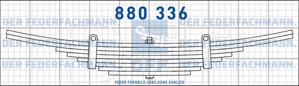 BPW 2 Blatt Feder