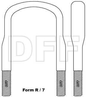 Federbügel Form R