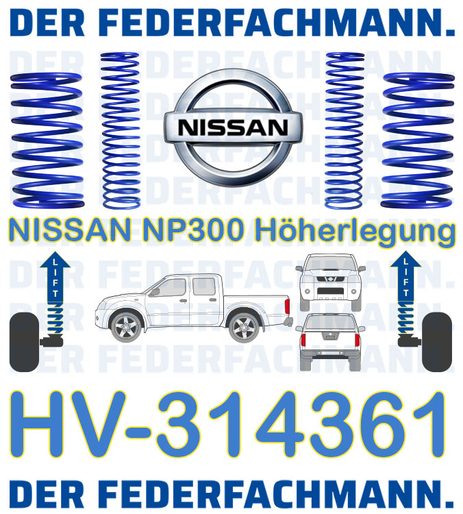 Feder Hoeherlegung Nissan Np300