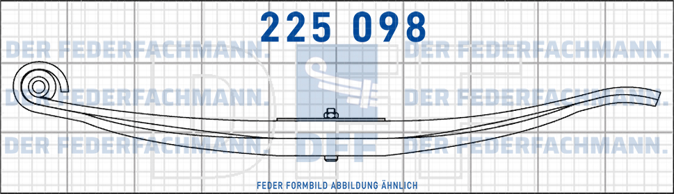 Koegel Anhaenger 11 Blatt Feder