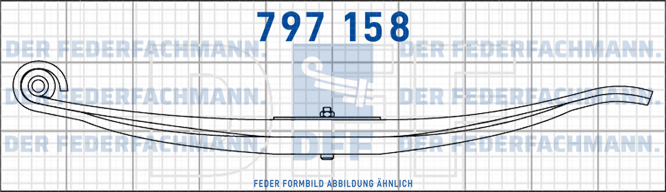 Krone 2 Blatt Feder