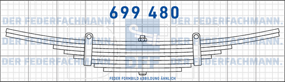 Anhaenger 4 Blatt Feder