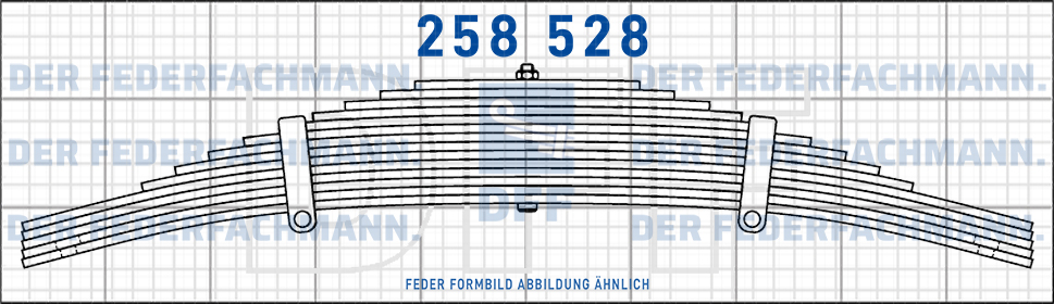 Peitz Anhaenger 12 Blatt Feder