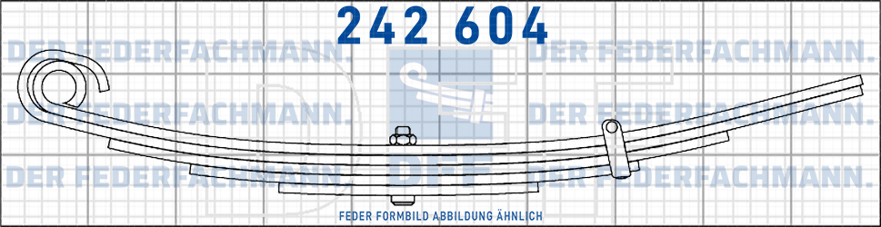 Goldhofer Anhaenger 9 Blatt Feder