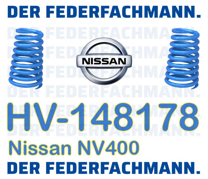 Verstaerkungsfedern fuer Nissan NV400 Verstaerkte Federn hinten