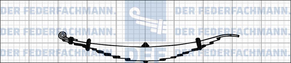Anhaenger 10 Blatt Blattfeder