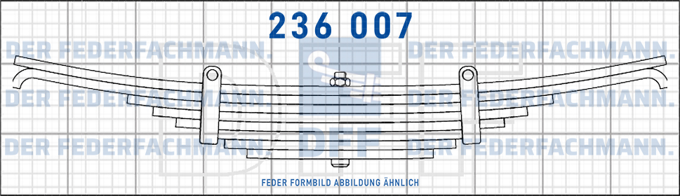 Ackermann-Fruehauf Anhaenger 12 Blatt Feder