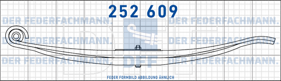 Mueller Mitteltal Anhaenger 11 Blatt Feder