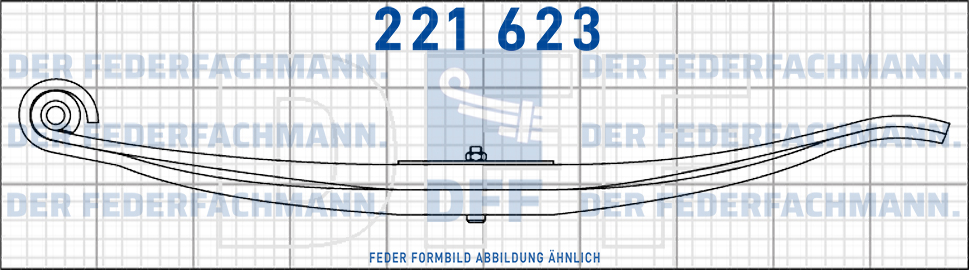 Blumhardt Anhaenger 8 Blatt Feder