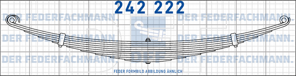Anhaenger 8 Blatt Feder