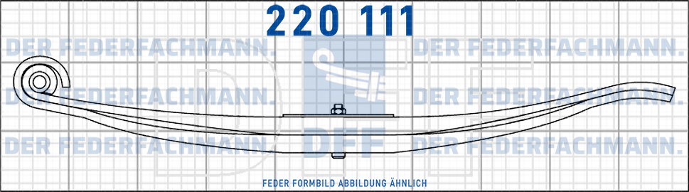 Ackermann-Fruehauf Anhaenger 7 Blatt Feder