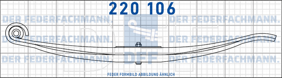 Ackermann-Fruehauf Anhaenger 8 Blatt Feder