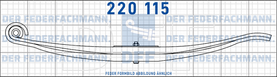 Ackermann-Fruehauf Anhaenger 9 Blatt Feder