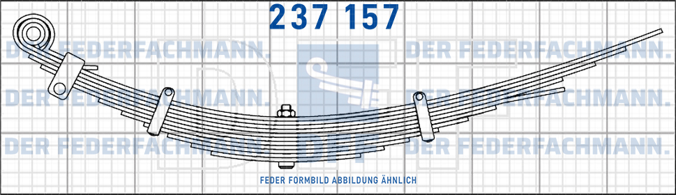 Achleitner Anhaenger 12 Blatt Feder