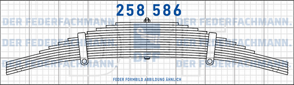 Peitz Anhaenger 8 Blatt Feder
