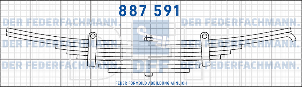 ROR- Anhaenger 8 Blatt Feder