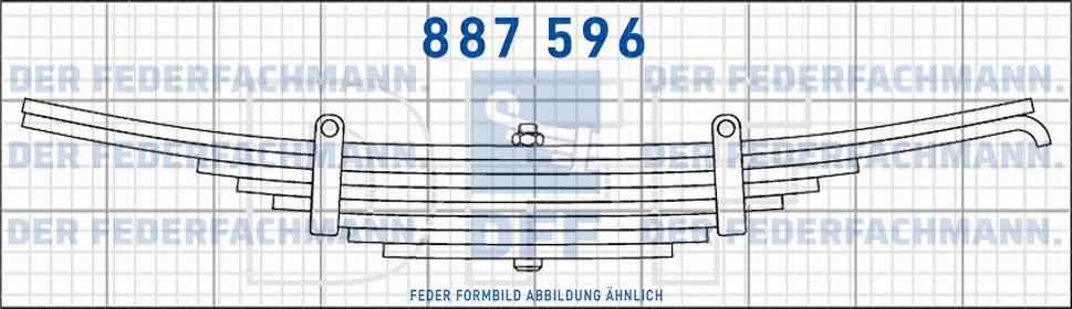 ROR-Anhaenger 8 Blatt Feder