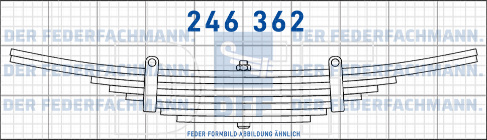 Zorzi Anhaenger 3 Blatt Feder