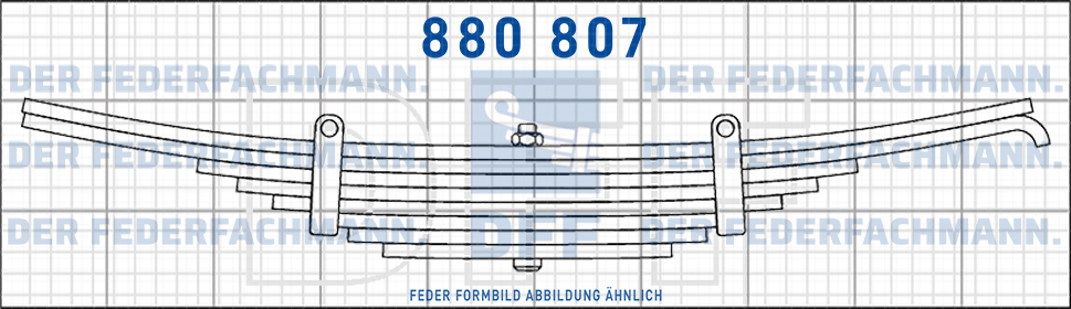 BPW 10 Blatt Feder