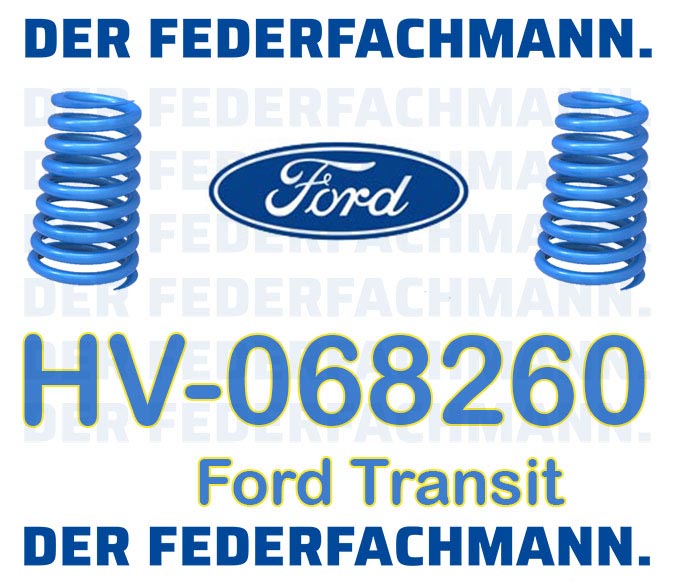 Zusatzfedern fuer Ford Transit Verstaerkte Federn hinten