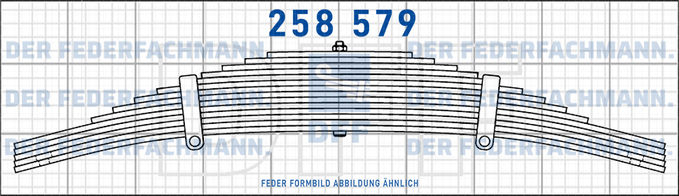 Peitz Anhaenger 8 Blatt Feder