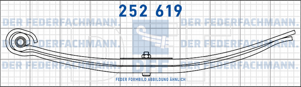 Mueller Mitteltal Anhaenger 2 Blatt Feder