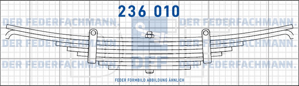 Ackermann-Fruehauf Anhaenger 14 Blatt Feder