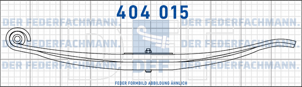 Anhaenger 5 Blatt Feder